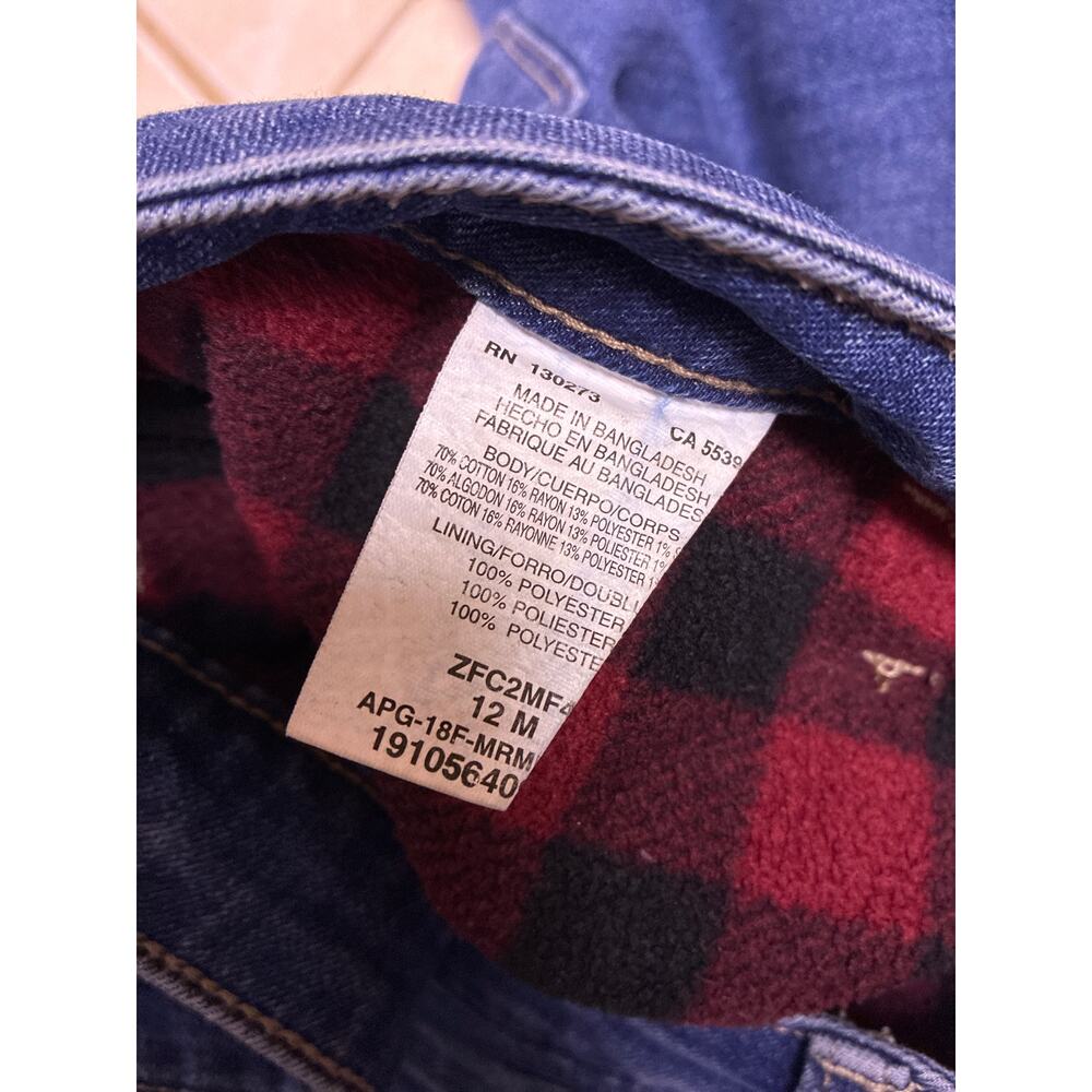 Riders by Lee Fleece Lined Jeans Womens 12 M Light Blue Denim Warm - Picture 3 of 6